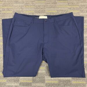 Holderness & Bourne The Parker Blue Tailored Fit Golf Pants Men's Size 42x32